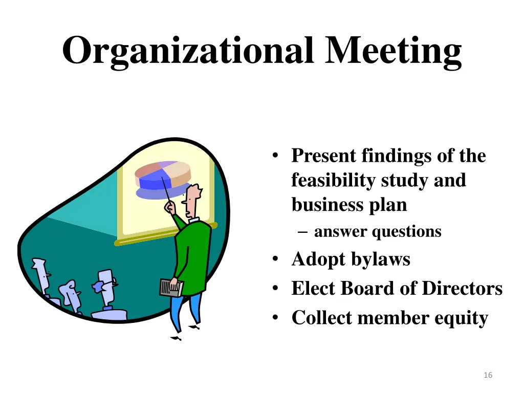 organizational meeting