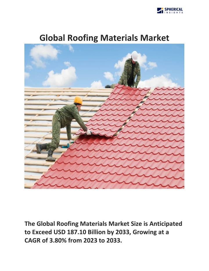 global roofing materials market