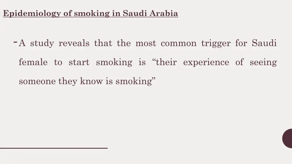 epidemiology of smoking in saudi arabia 1