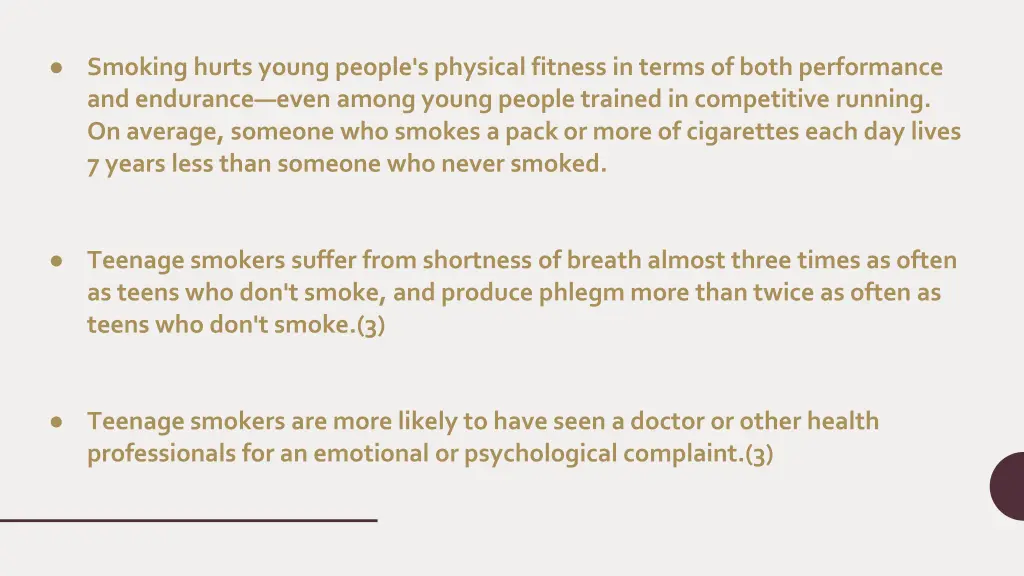 smoking hurts young people s physical fitness