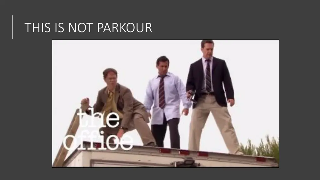 this is not parkour