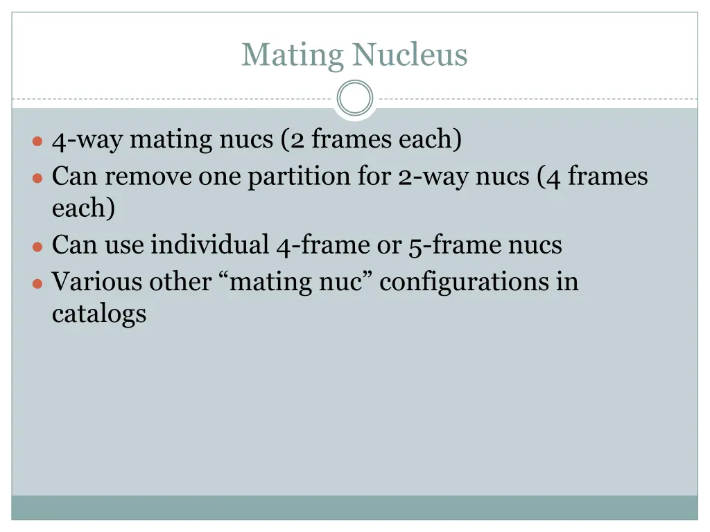 mating nucleus