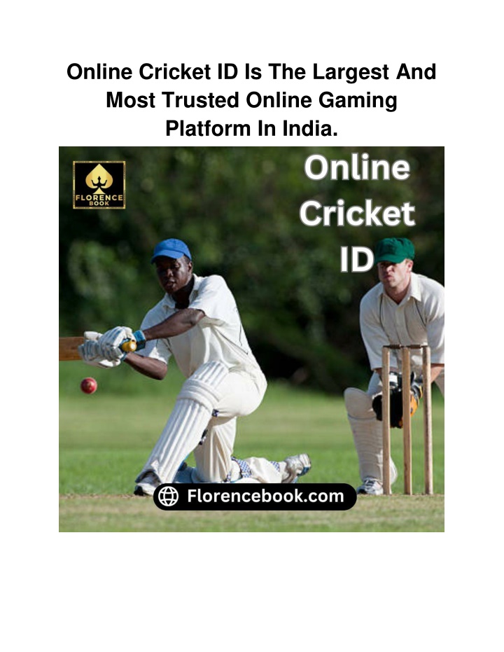 online cricket id is the largest and most trusted