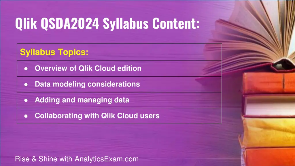 qlik qsda2024 syllabus content