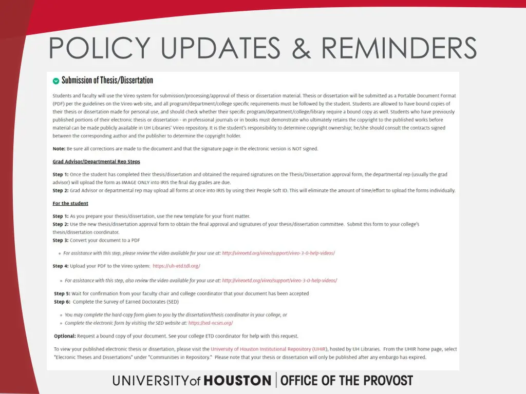 policy updates reminders 1