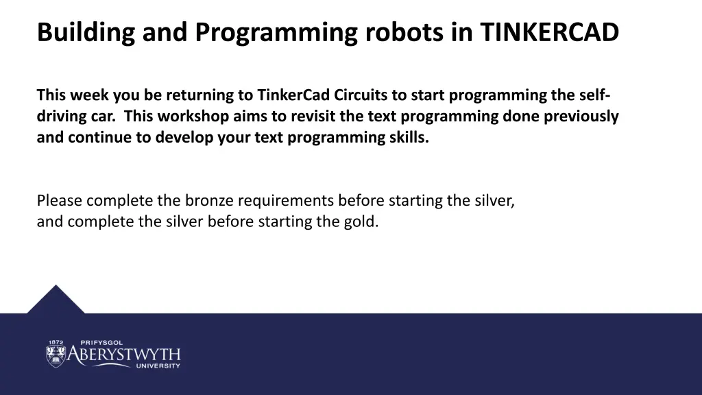 building and programming robots in tinkercad