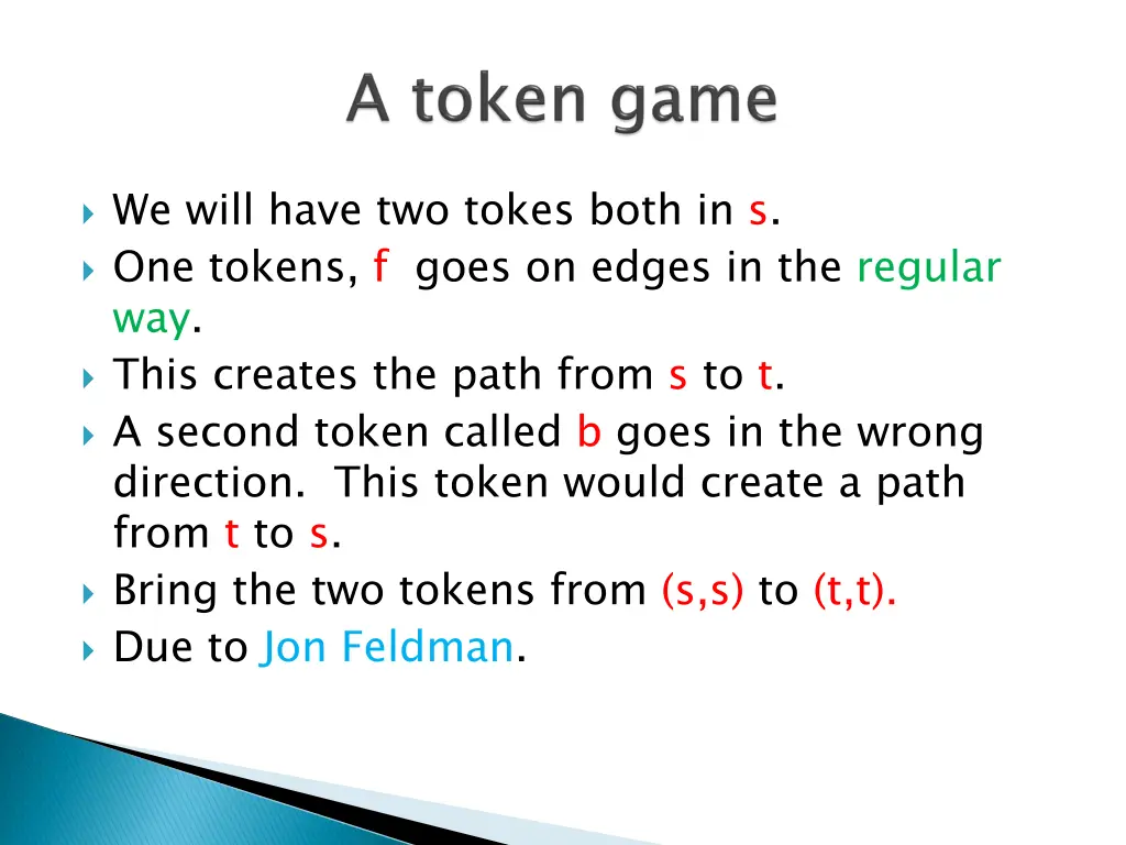 we will have two tokes both in s one tokens