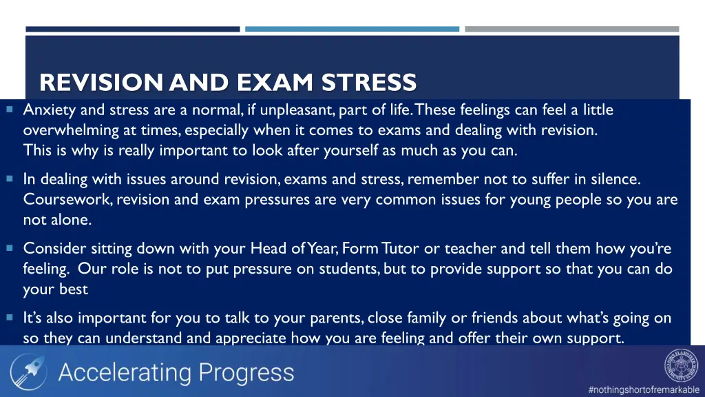 revision and exam stress anxiety and stress