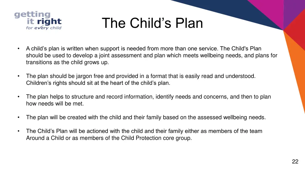 the child s plan 1