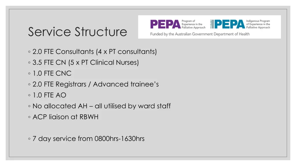 service structure