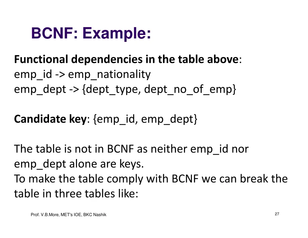 bcnf example 1