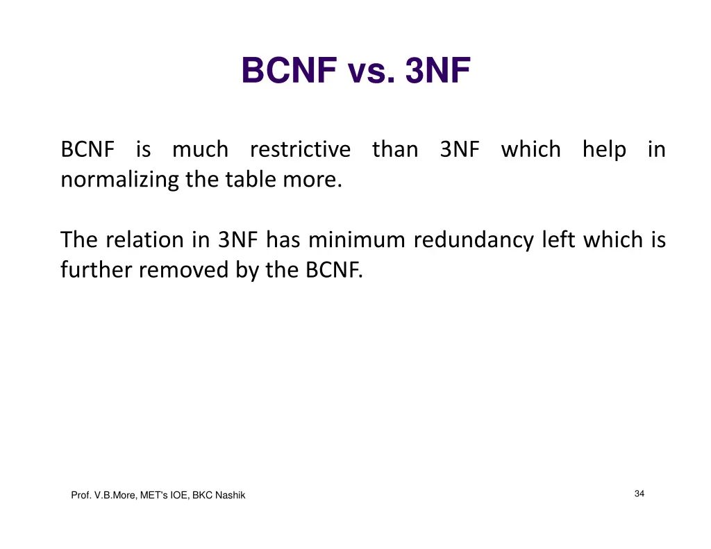 bcnf vs 3nf 1