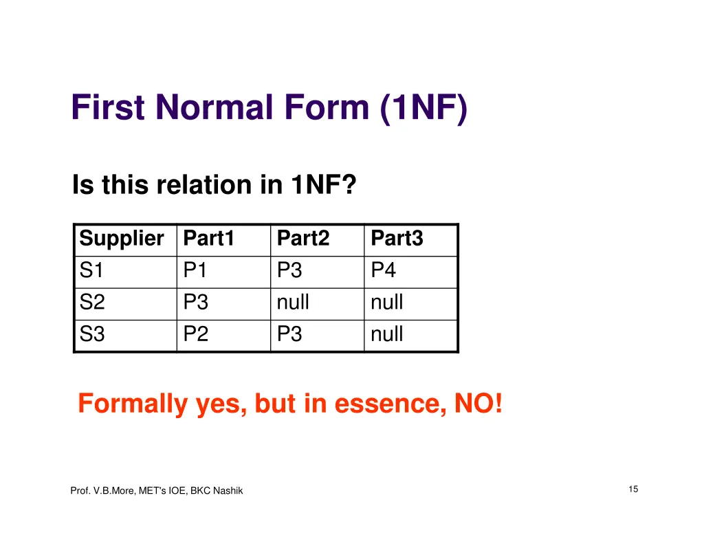 first normal form 1nf 5