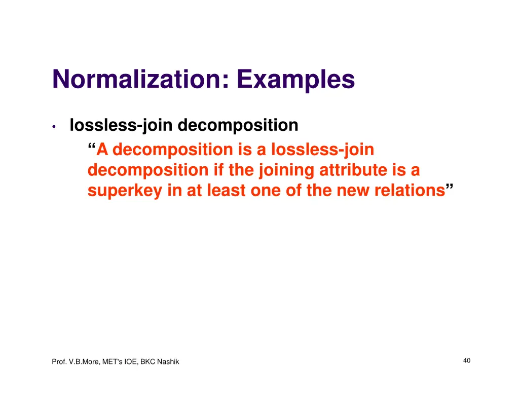 normalization examples 1