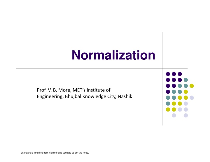 normalization