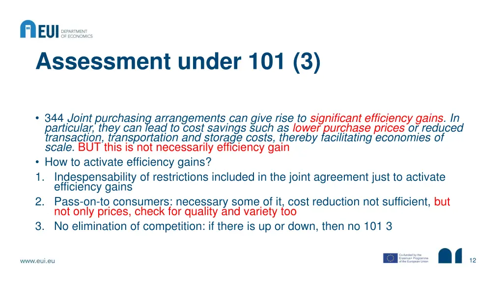 assessment under 101 3