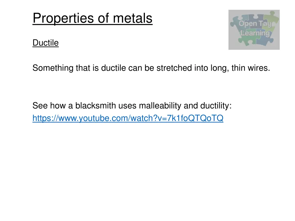 properties of metals 3