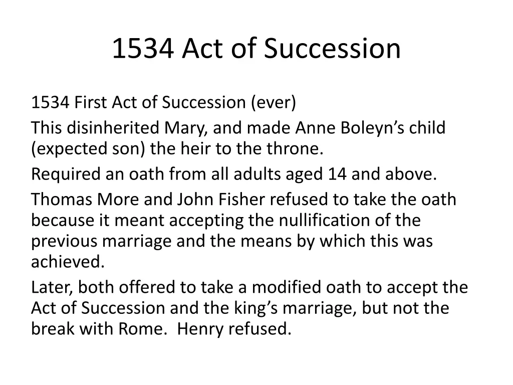 1534 act of succession