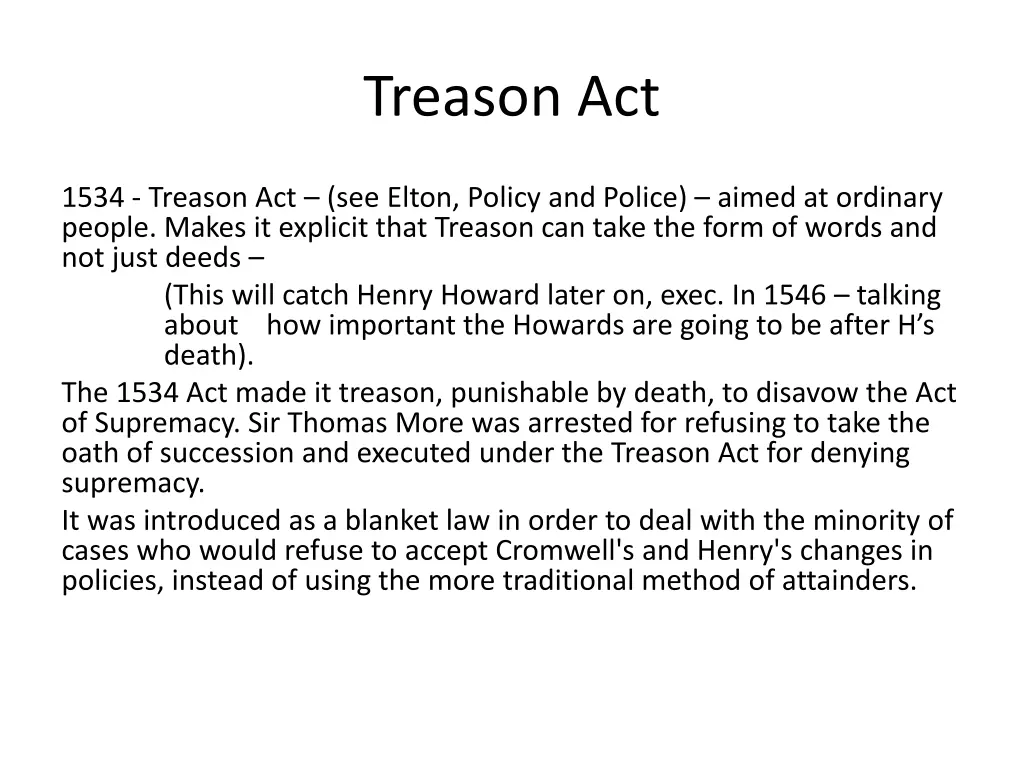 treason act