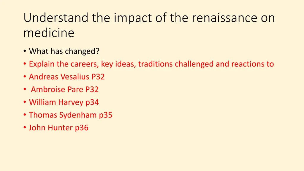 understand the impact of the renaissance 1