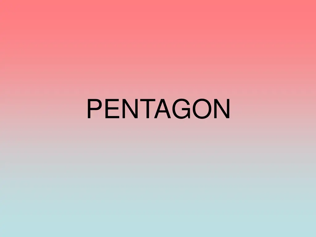 pentagon