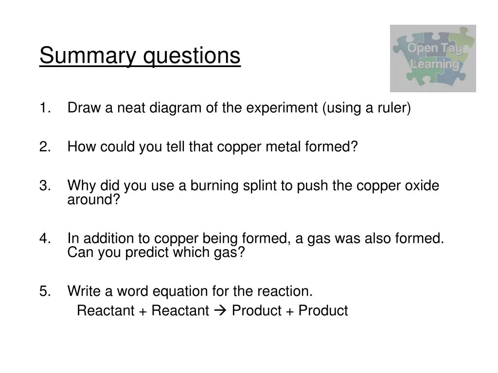 summary questions 1