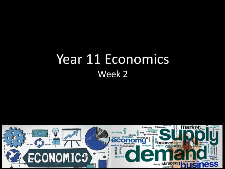 year 11 economics week 2