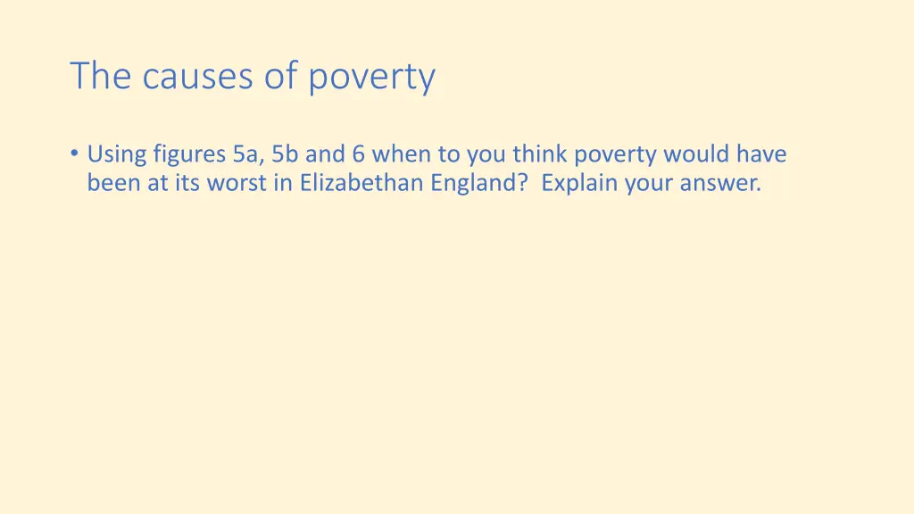 the causes of poverty 1