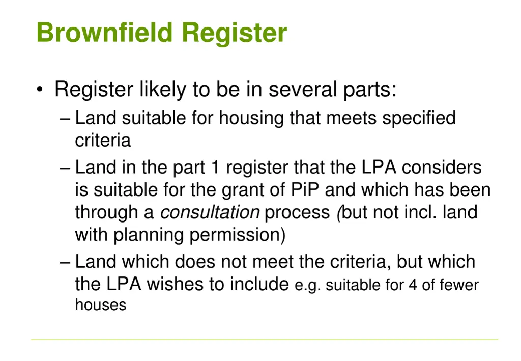 brownfield register 2