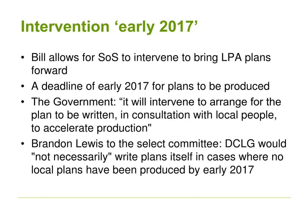 intervention early 2017