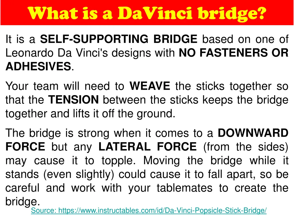 what is a davinci bridge