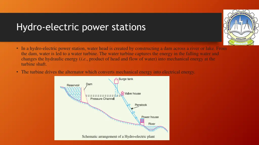 hydro electric power stations