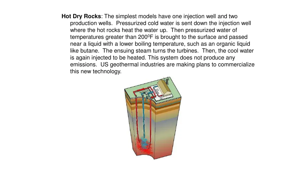 hot dry rocks the simplest models have