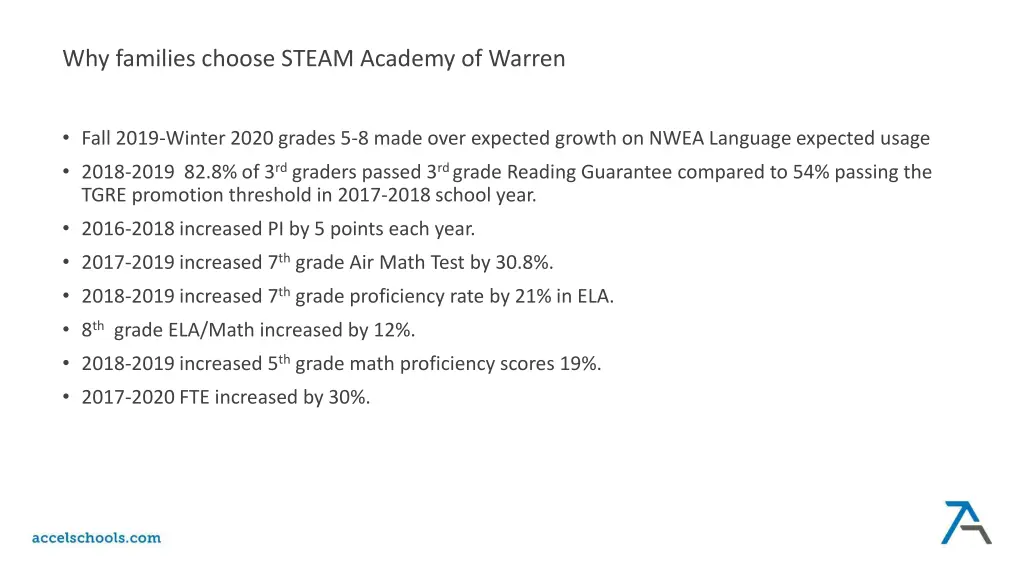 why families choose steam academy of warren