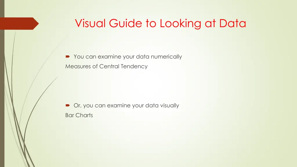 visual guide to looking at data