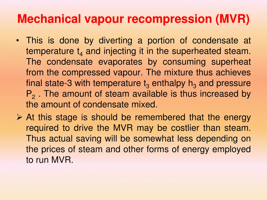 mechanical vapour recompression mvr 1