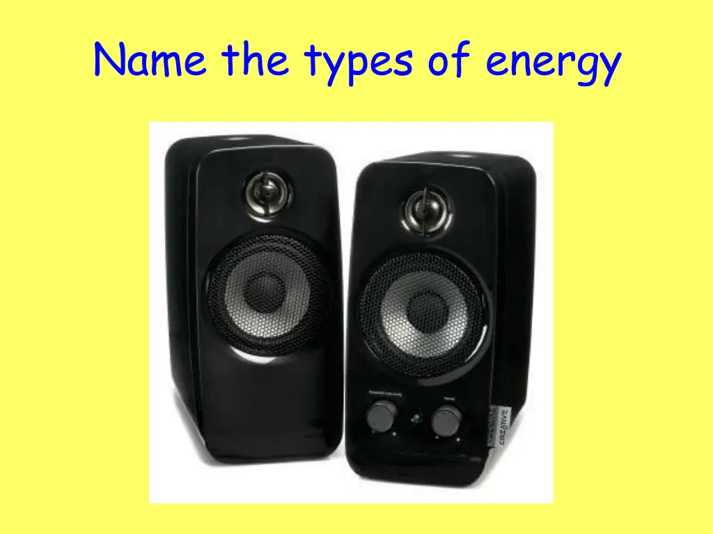 name the types of energy