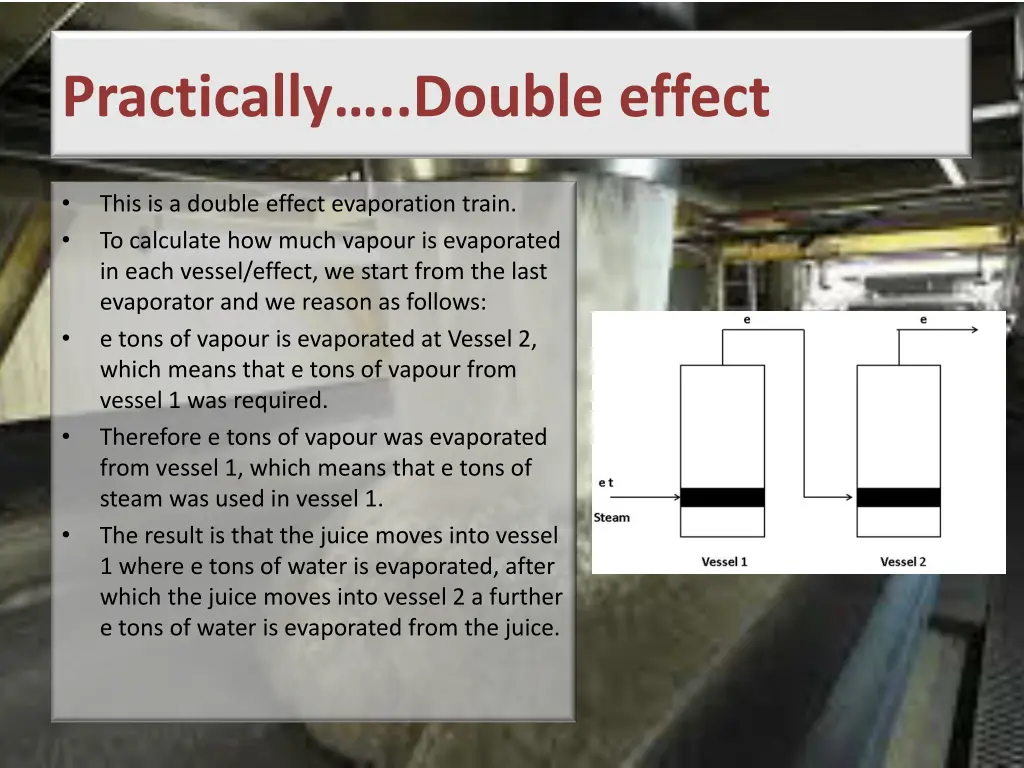 practically double effect