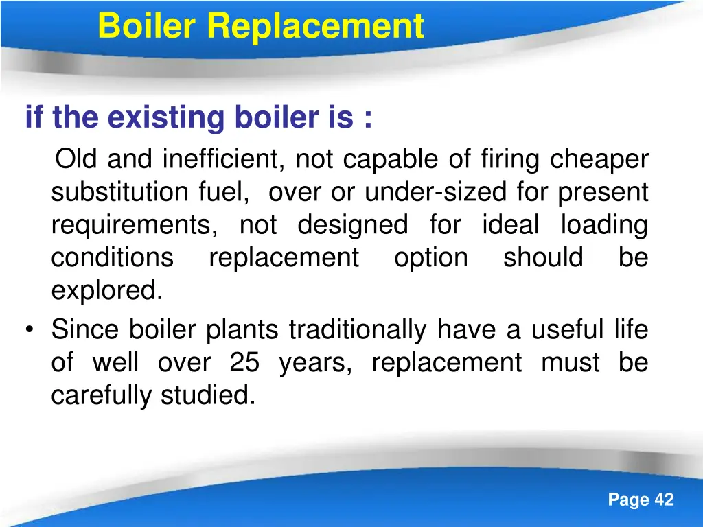 boiler replacement