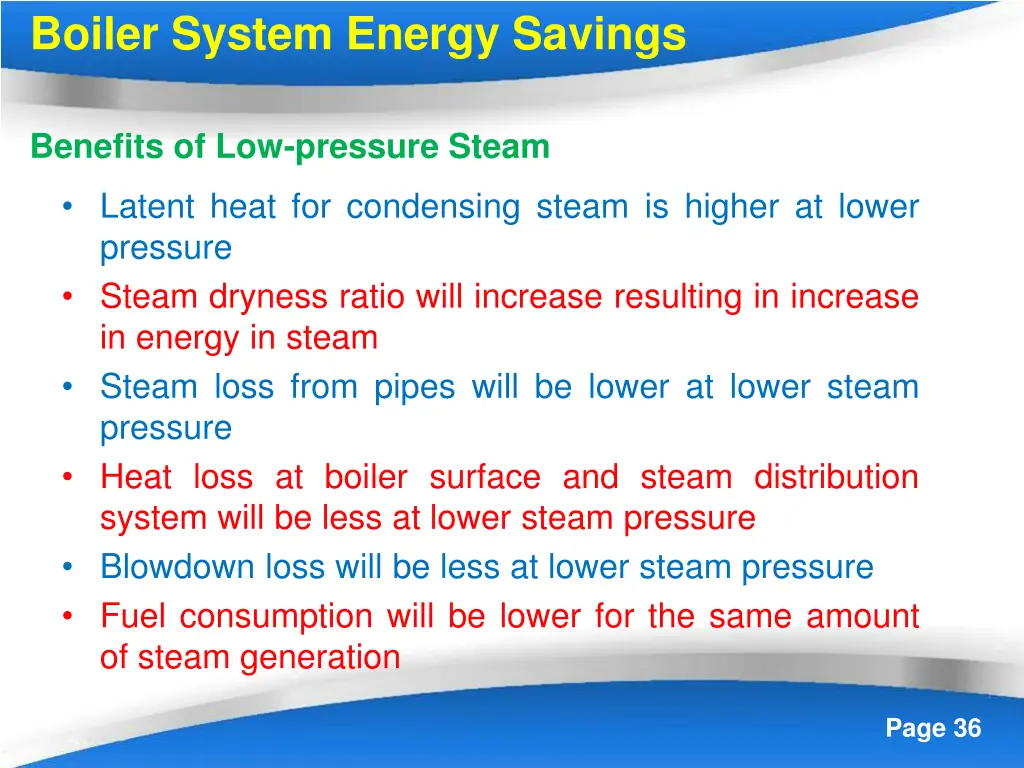 boiler system energy savings 10