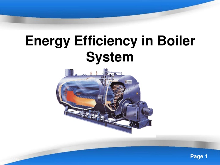 energy efficiency in boiler system