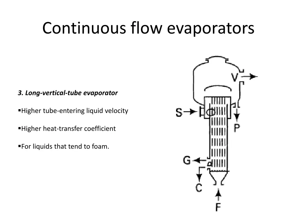 continuous flow evaporators 2