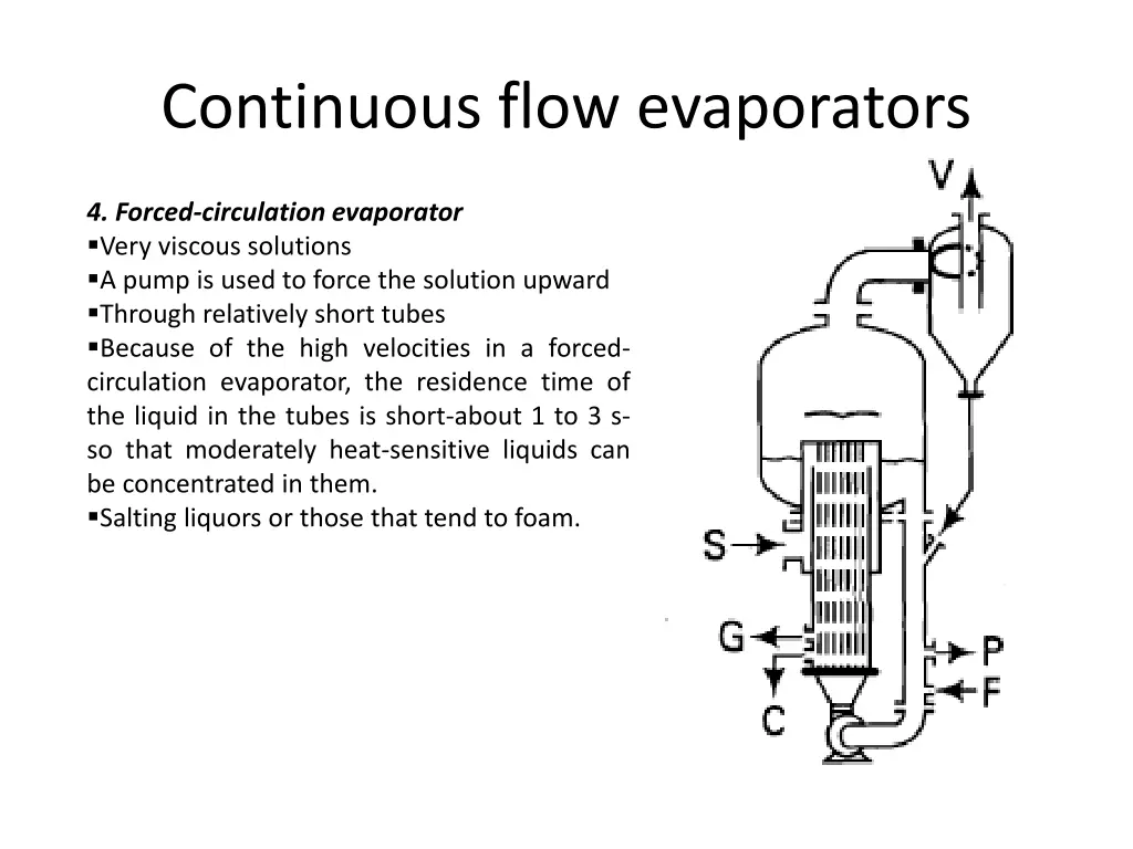 continuous flow evaporators 3