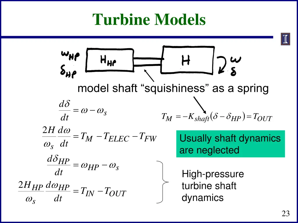 turbine models