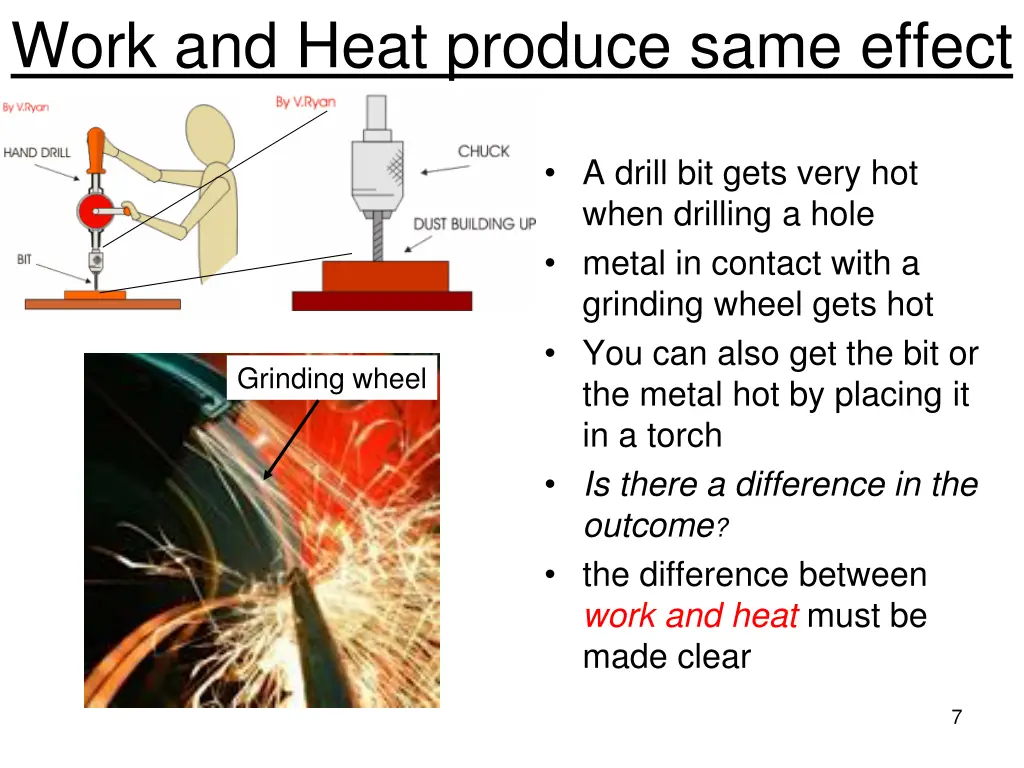 work and heat produce same effect