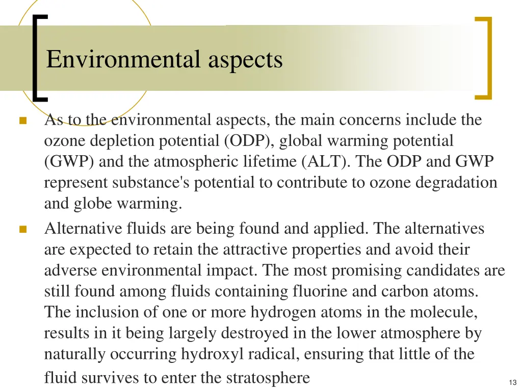 environmental aspects