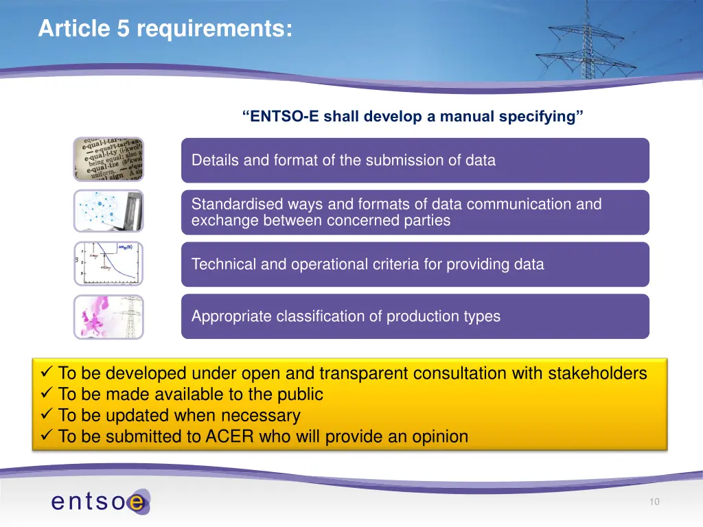 article 5 requirements