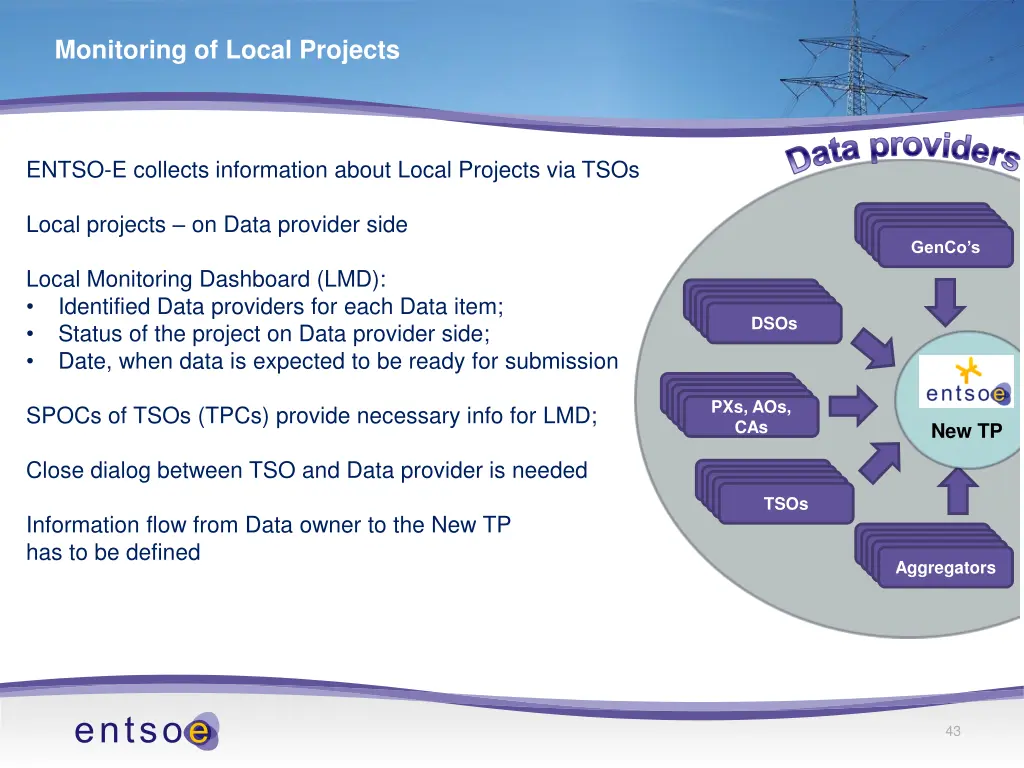 monitoring of local projects