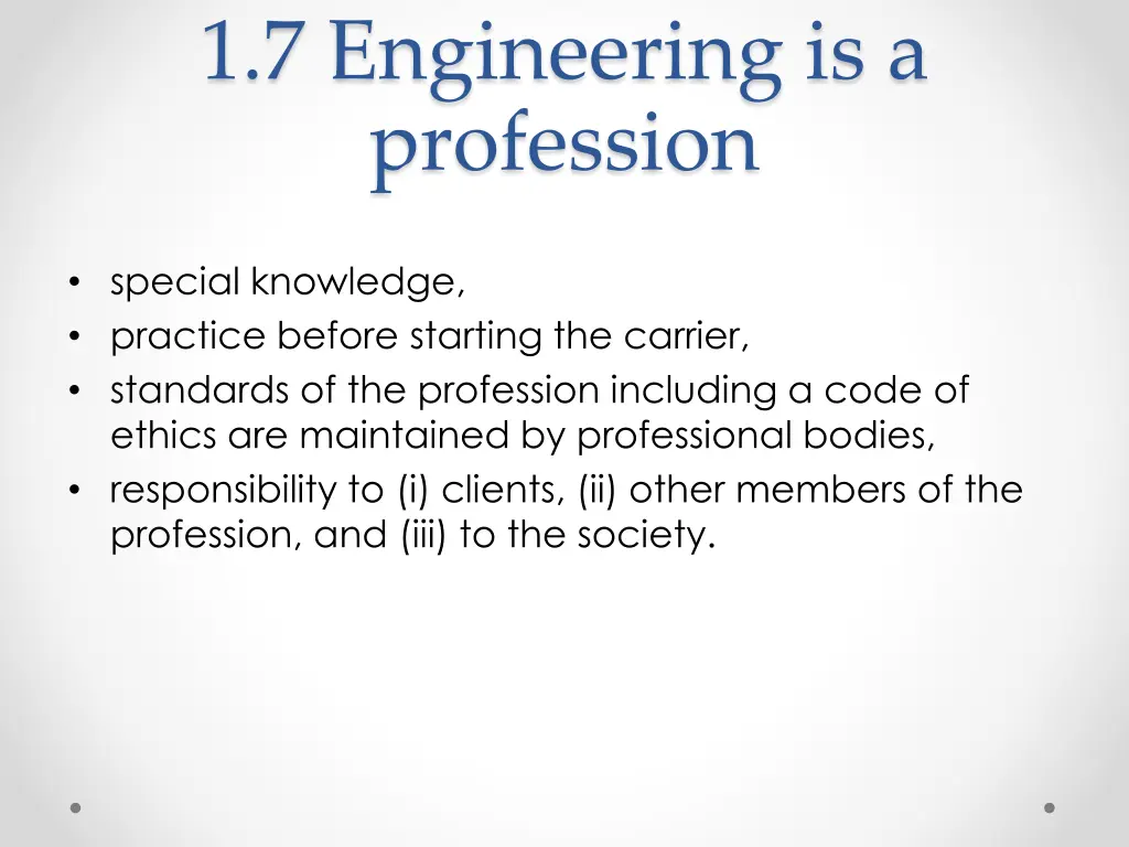 1 7 engineering is a profession