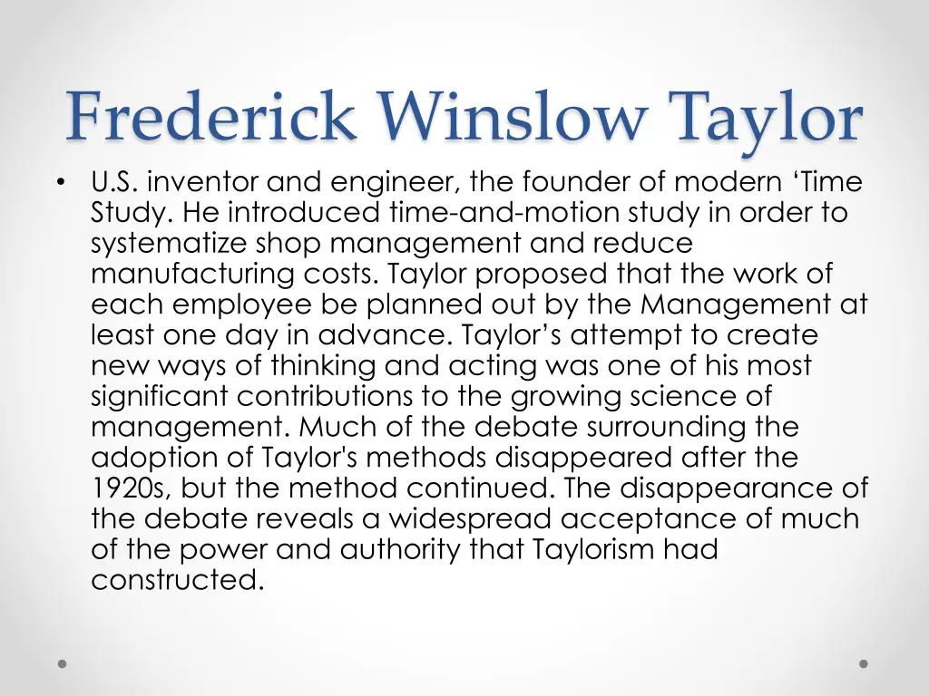 frederick winslow taylor u s inventor